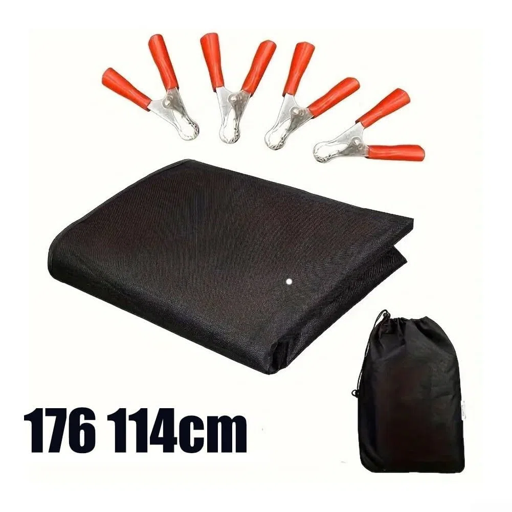 176 x 114 cm Auto-Markise, Oxford-Stoff, Hecktür-Markisenabdeckung, wasserdicht, Regenschutz, Wohnmobil-Tür-Sonnenschutz für Outdoor-Reisen (176 x 114 cm)