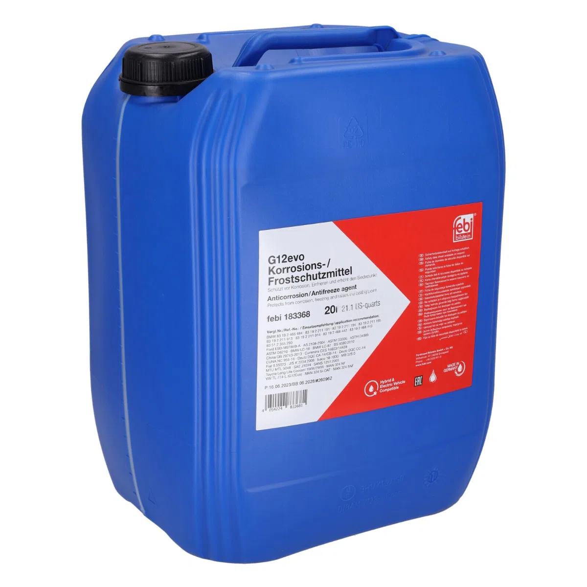 FEBI BILSTEIN Kühlmittel Kühlflüssigkeit G12evo violett Konzentrat 20L Kühlerfrostschutz