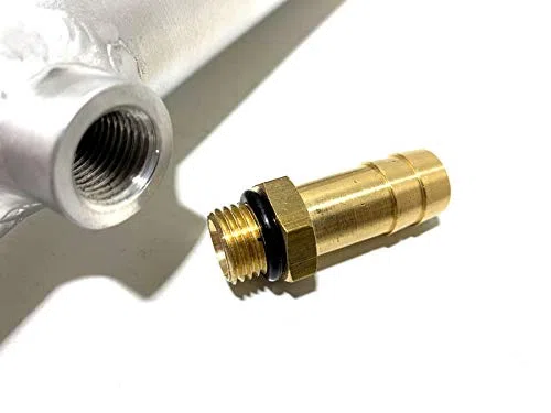 WASSERROHR aus Alu 3,2L R32 R30 A3 TT 3.2 V6 + V6 CNC Gefräst 1010930 MADE IN GERMANY