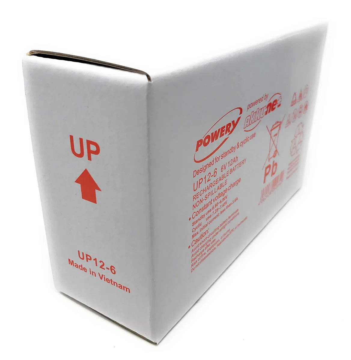 Akku für Kinder-Fahrzeuge Kinder-Auto Kinder-Quad 6V 12Ah (ersetzt auch 10Ah), 6V, Lead-Acid, auslaufsicher, wartungsfrei, vielseitig einsetzbar