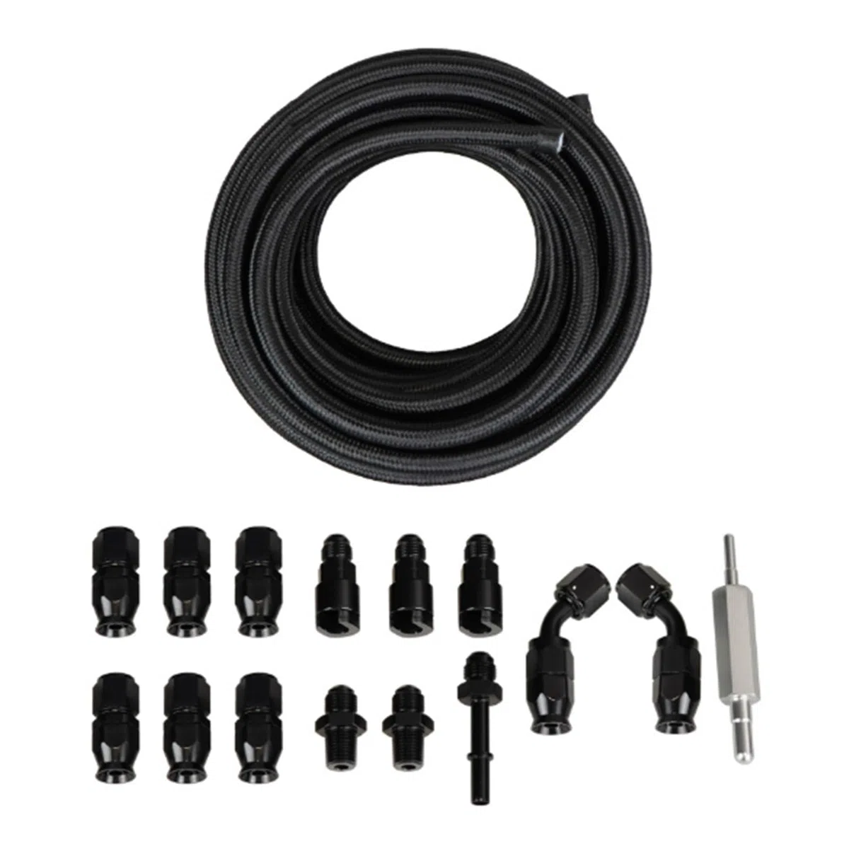 Fydun AN6 Kraftstoffleitungsschlauch-Set, 8 Mm Innendurchmesser, 13 Mm
