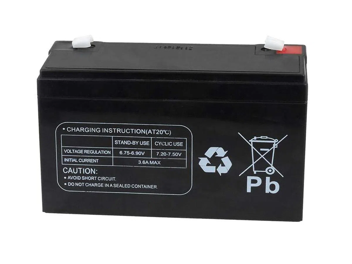 Akku für Kinder-Fahrzeuge Kinder-Auto Kinder-Quad 6V 12Ah (ersetzt auch 10Ah), 6V, Lead-Acid, auslaufsicher, wartungsfrei, vielseitig einsetzbar