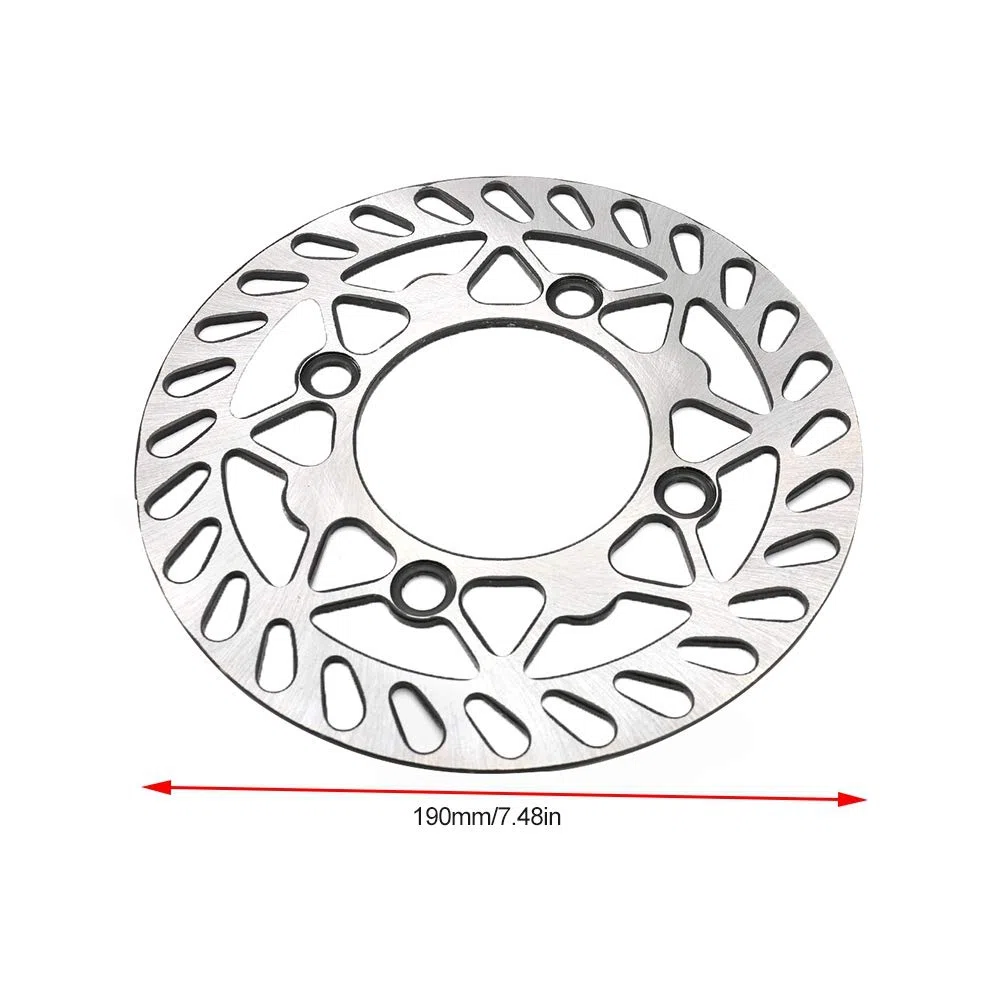 Bremsscheiben, Bremsscheibenrotor 190 mm vorne hinten Bremsscheibenscheibenrotor für 50CC-160CC SDG Wheel Pit Dirt Bikes