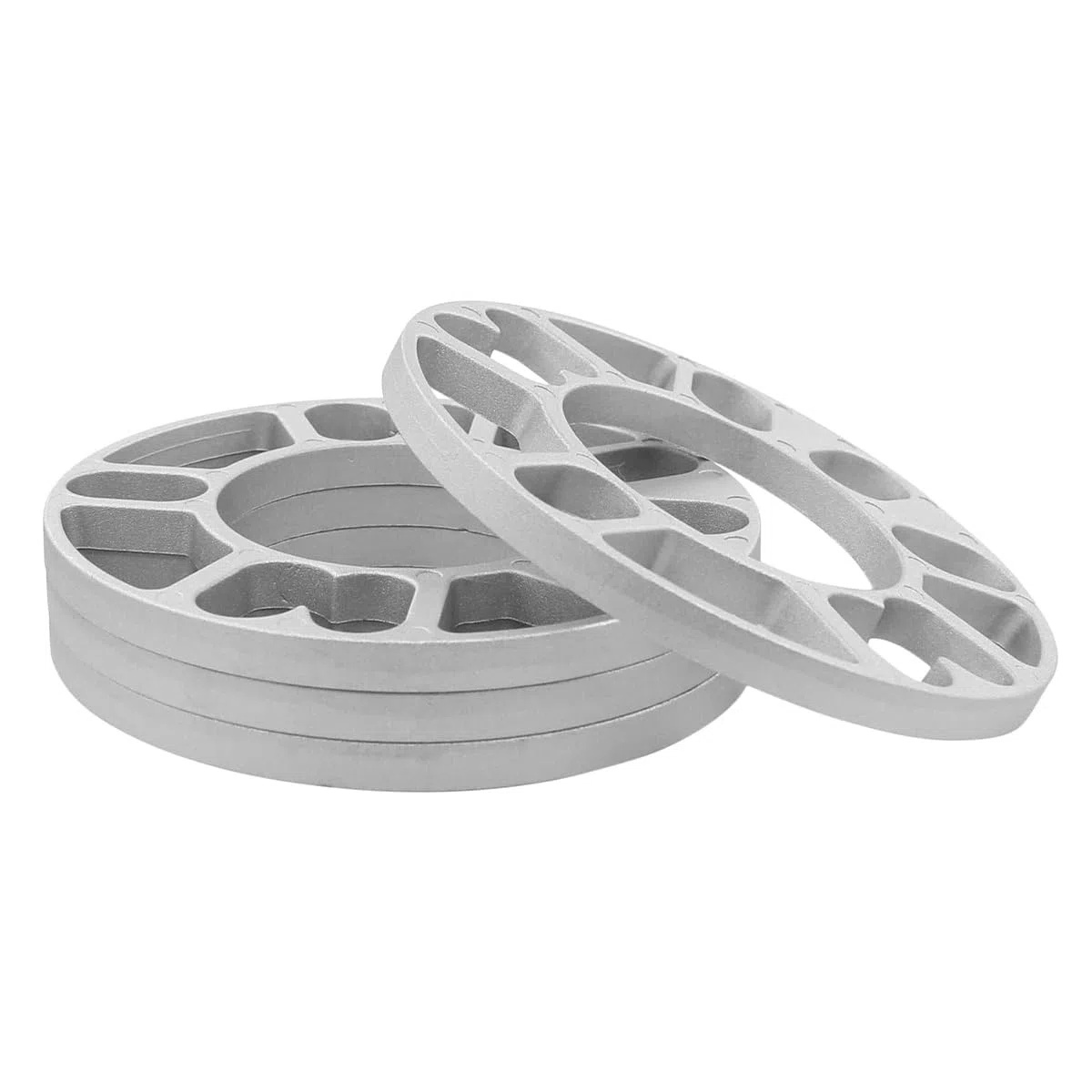 4er-Pack 10 mm Spurverbreiterungen, Aluminiumlegierung, Distanzscheiben, 4 und 5 Bolzen, Universal-Abstandshalter, 78 mm Mittelbohrung, 100 mm-120 mm PCD