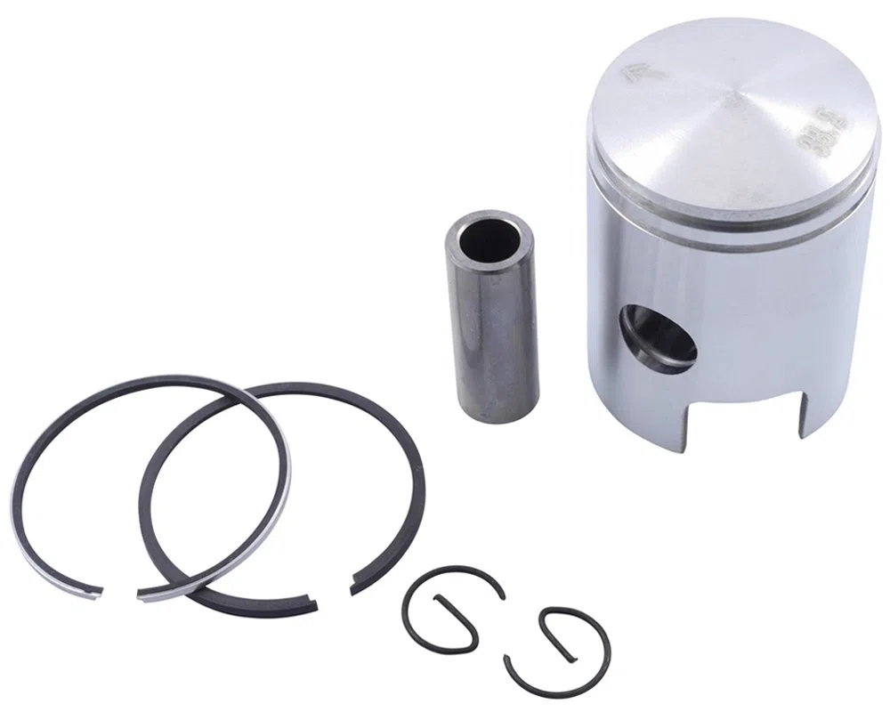 VANEZ Kolben 38,2mm 12mm komplett kompatibel für Piaggio Vespa Bravo, Ciao PX, SI 50 Mofa