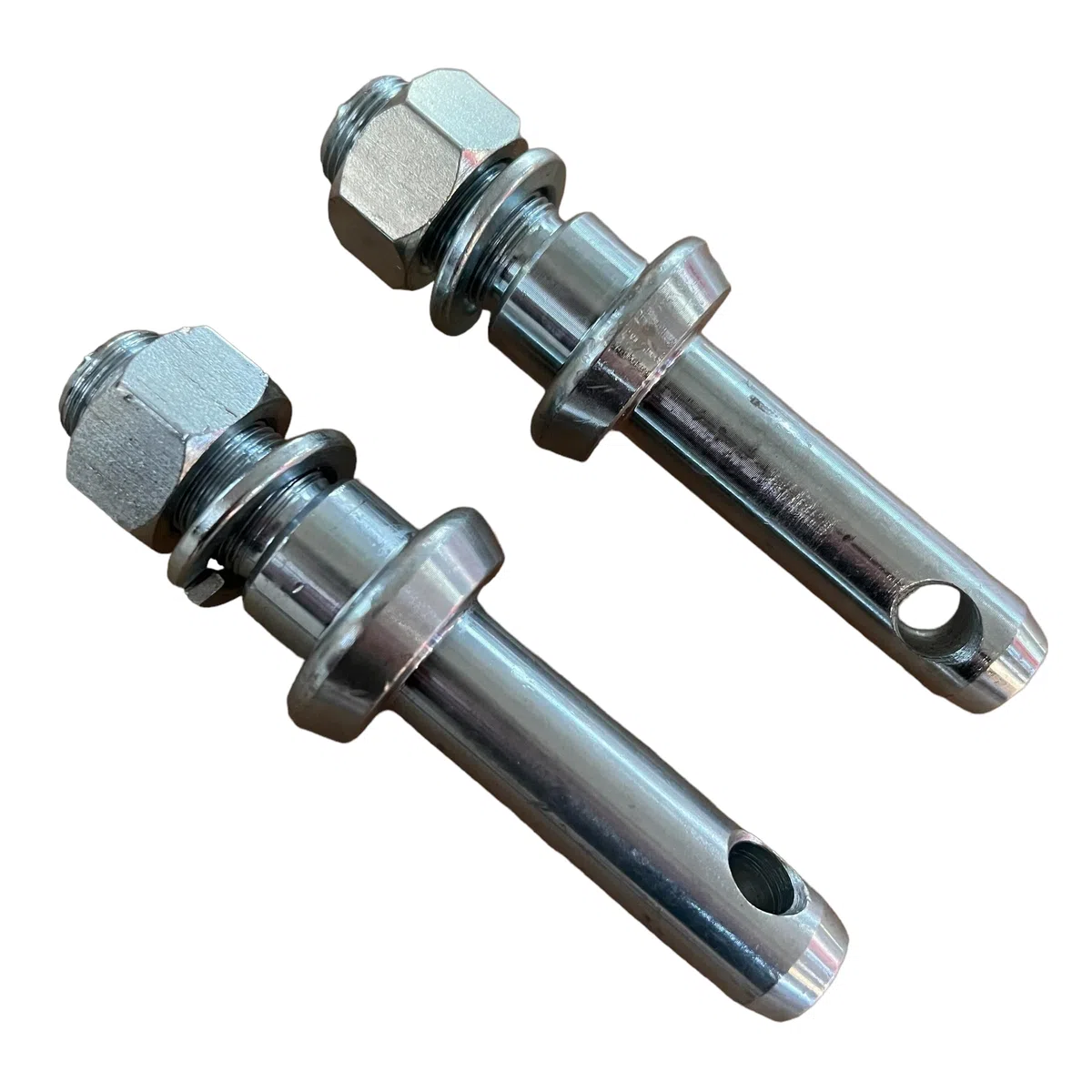 2x Unterlenkerbolzen Unterlenker Bolzen Gerätebolzen Kat. 1 Ø 22 mm Traktor