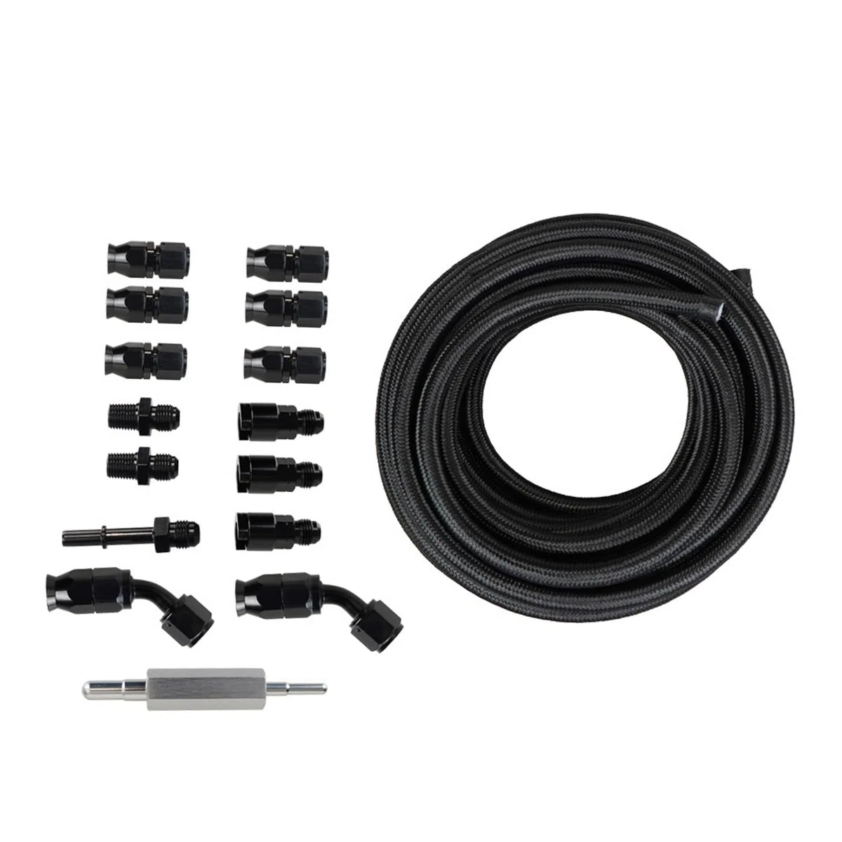 Fydun AN6 Kraftstoffleitungsschlauch-Set, 8 Mm Innendurchmesser, 13 Mm