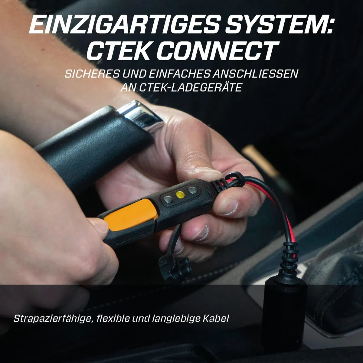 CTEK INDICATOR CIG PLUG, LED-Anzeige für den Batterieladestatus und Aufladezeitpunkt, in Verwendung der 12 V Fahrzeugladebuchse, für alle 12V Blei-Säure-Batterien und CTEK Ladegeräte bis zu 8 A