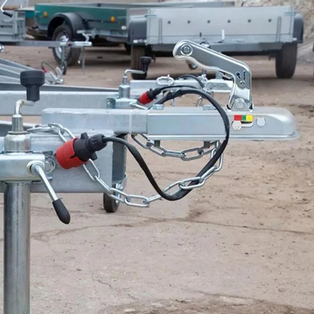 Zugkugelkupplung 800KG, Zugmaul Anhanger Vierkant, 50mm PKW Universal Zugkugelkupplung Zugmaul Anhängerkupplung Kupplung