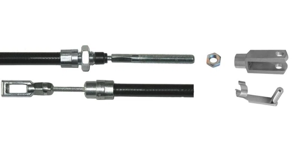 Knott 1 Stück - Bremsseil für Peitz - HL: 1175mm - GL: 1450 mm + Gabelkopf
