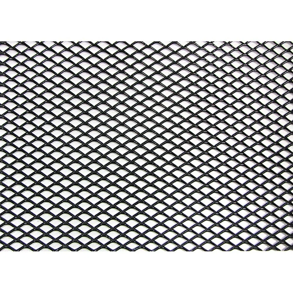 Aluminium Gitter Renngitter Wabengitter Racegitter 100X40cm 4x7mm Schwarz