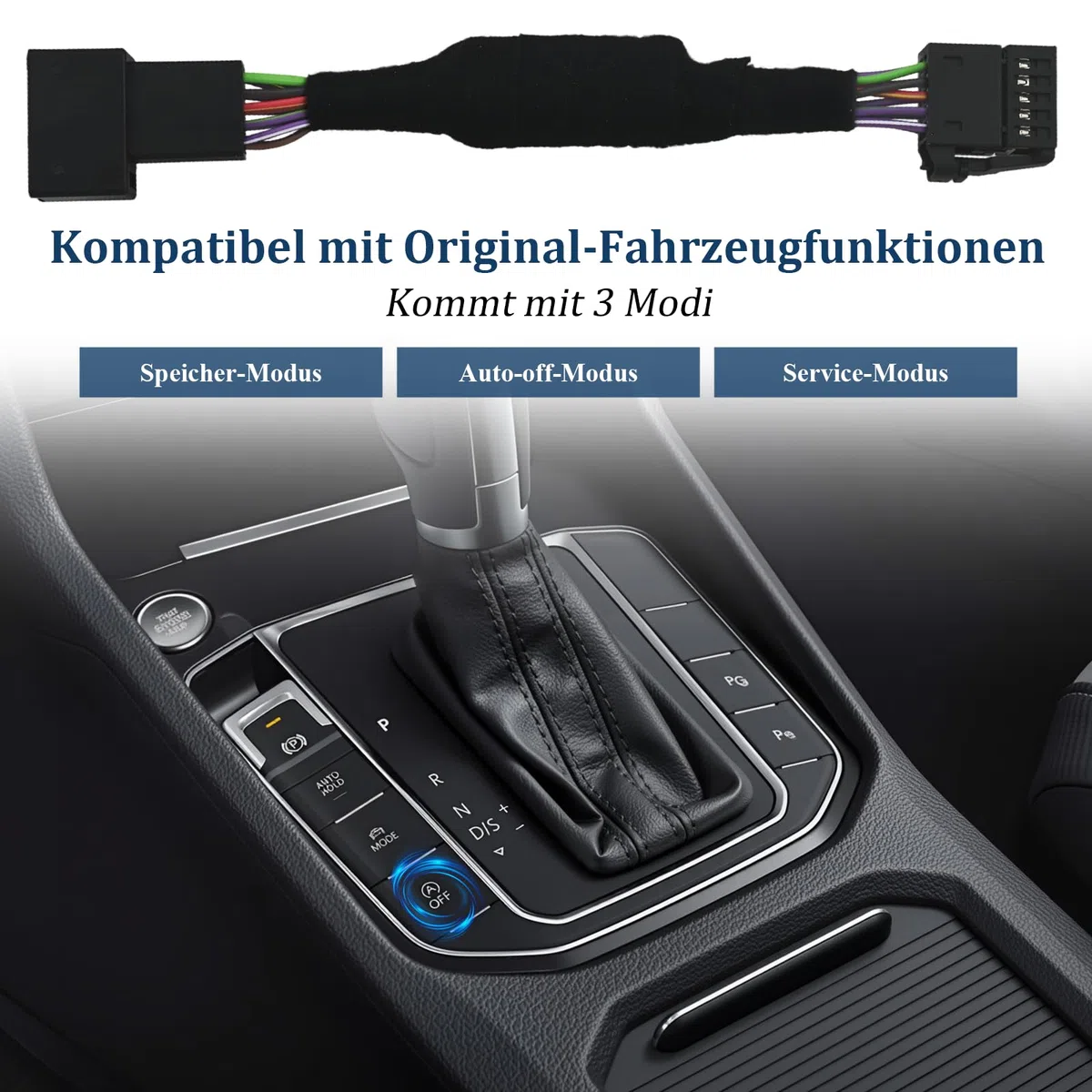 Auto Start-Stopp-Automatik Motor System Aus Eliminator Steuerkabel Kompatibel mit V-W New Tiguan, Plug und Play