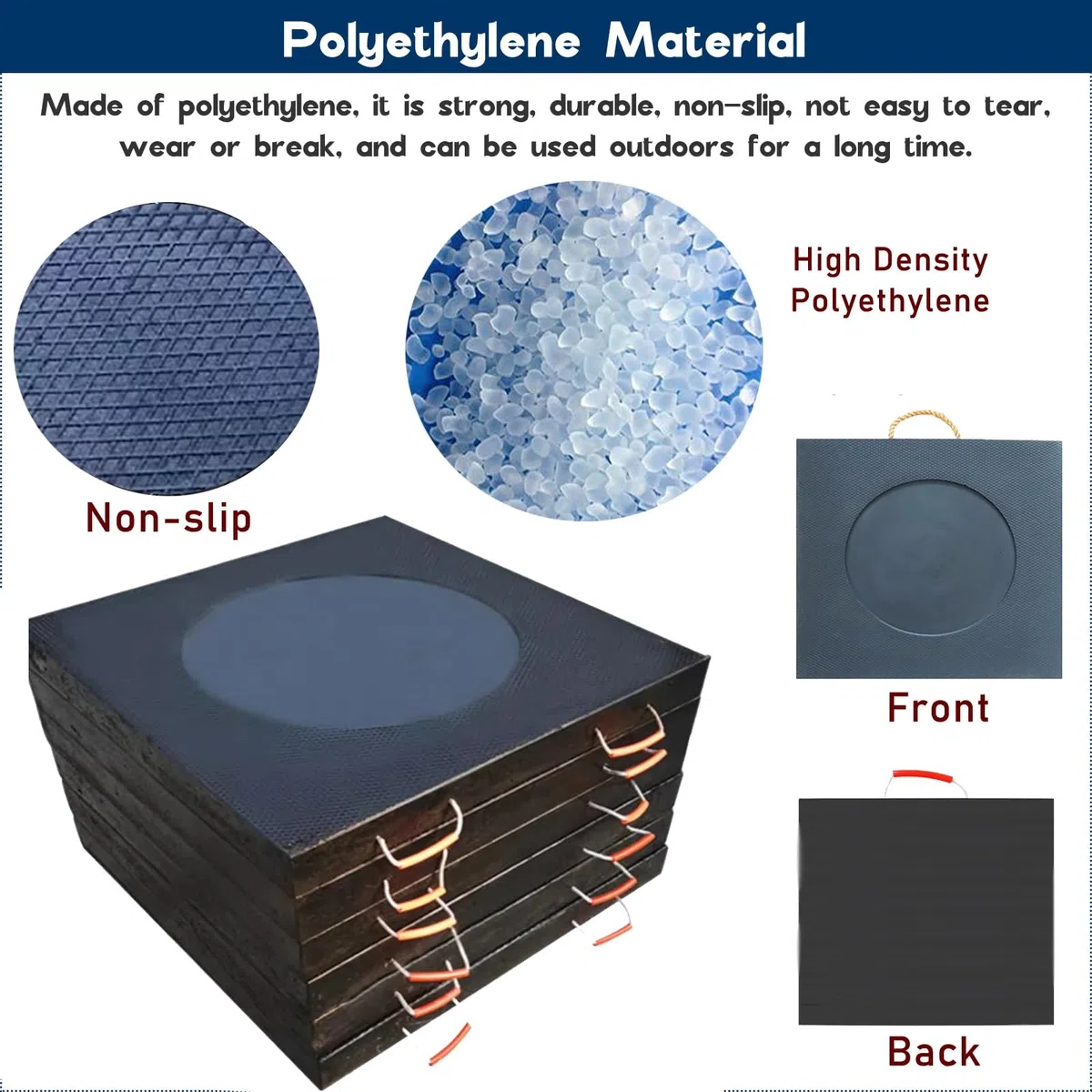 wagenheber auflage Stapelwagenheber-Pads, 2er-Set, Pad-Blöcke für Wagenheber-Stabilisierungsbeine für Abschleppdienste, LKW-Anhänger, Kran, Abschleppfahrwerk, Wohnmobil-Pads für Nivellierwagenheber(50