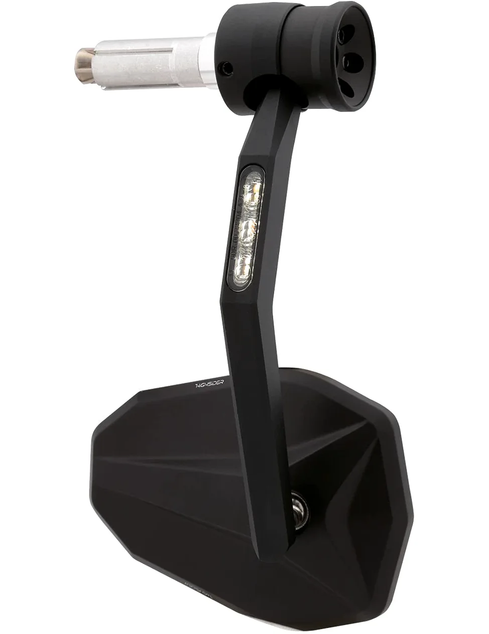 HIGHSIDER Victory Rim Motorrad Lenkerendenspiegel mit LED Blinker/Positionslicht, E-geprüft (Stück)