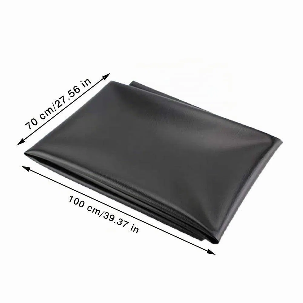 1 Motorrad Sattelbezug Motorrad Sattelbezug schwarz Leder Universal Leder Sitzprotektor Die meisten Motorräder haben eine verschleißfeste und wasserdichte Beschichtung, 100cmx70 cm