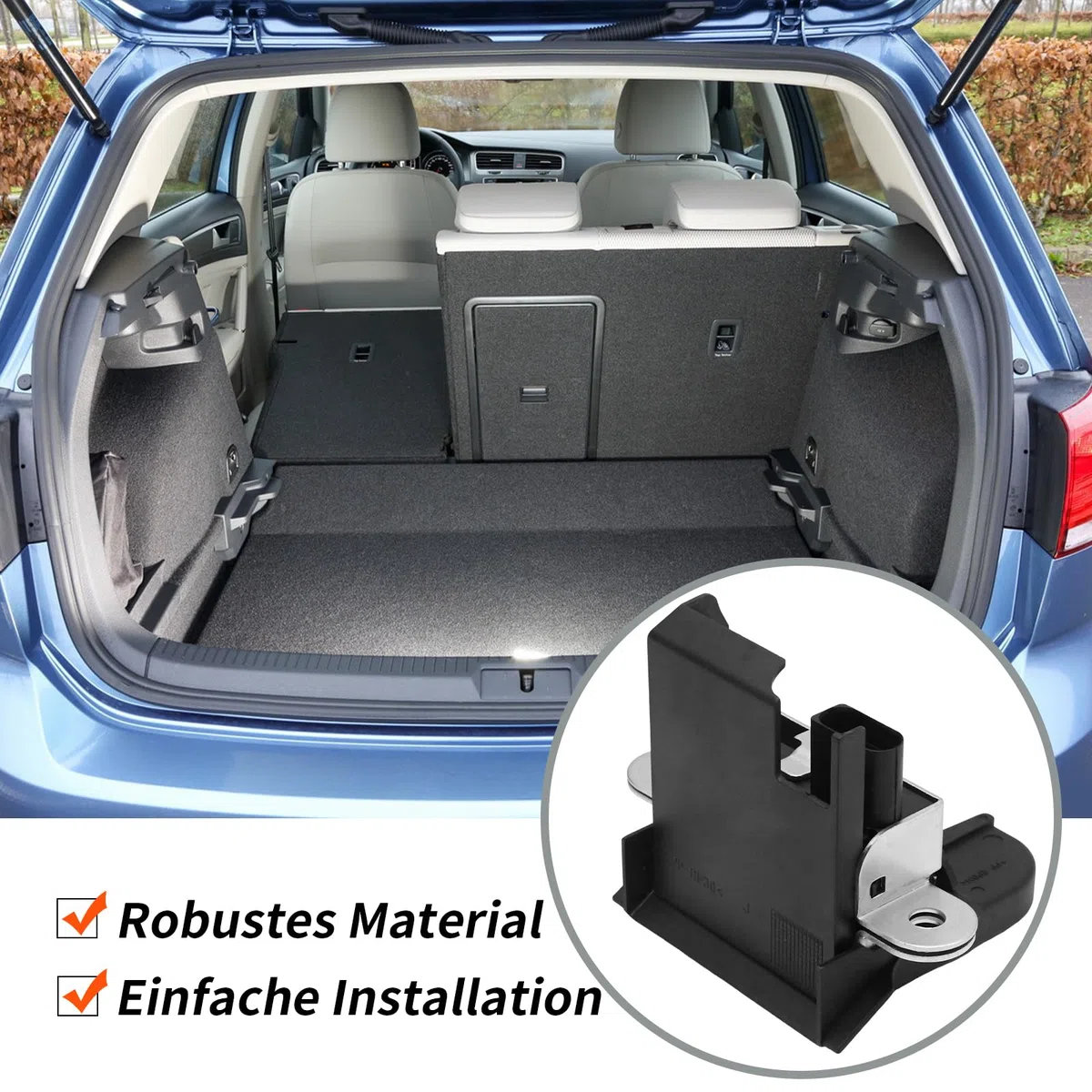 5G6827505 Heckklappenschloss, Kofferraumschloss, Heckklappen, Ersatz für Volks-wagen Golf VII 2012–2019, Ersatz für Volks-wagen Beetle 2011–2019