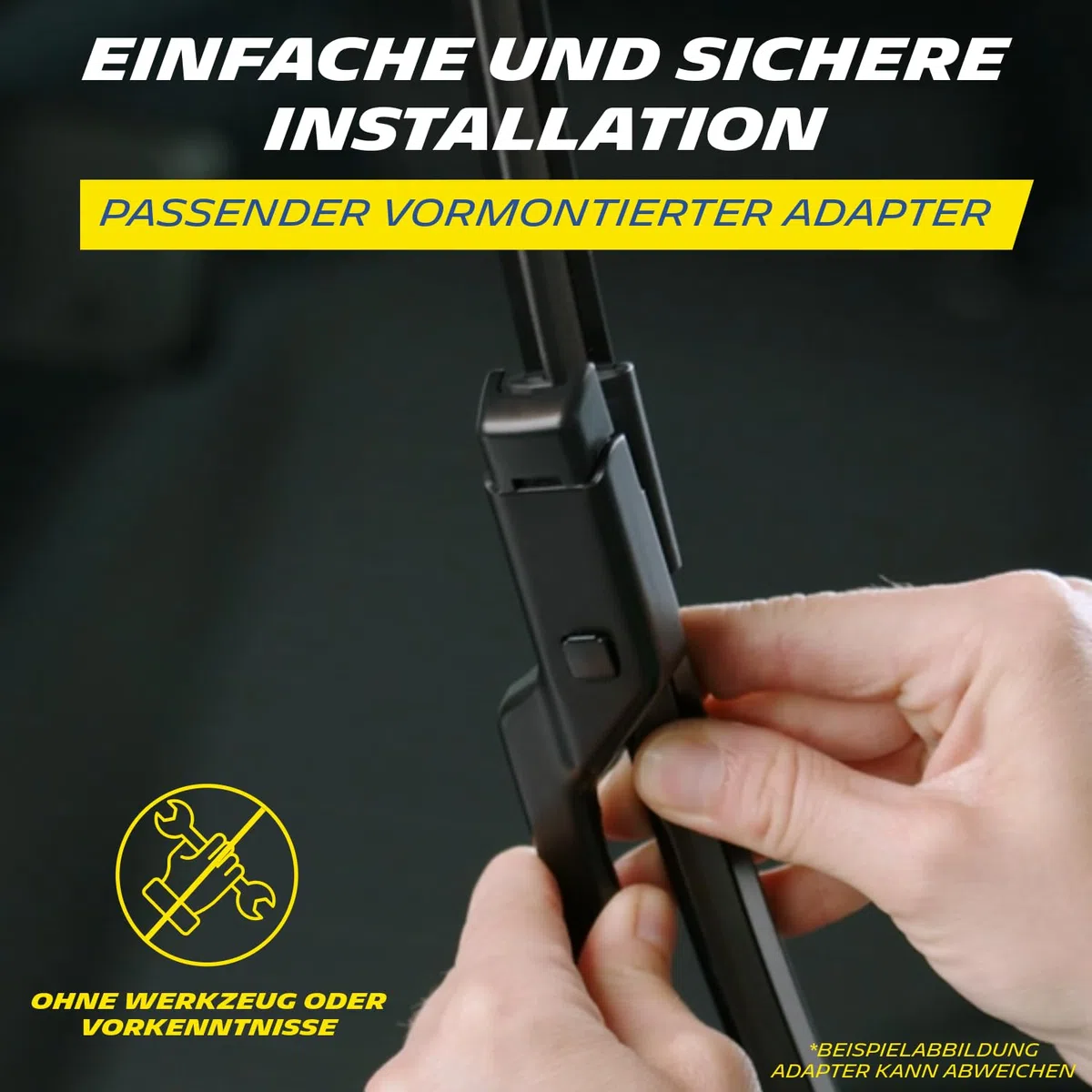MICHELIN Perfect Fit 101 Scheibenwischer Set | VW Golf 7, Audi A3 | 650/450mm | Gelenkfreie Wischerblätter | Perfekte Passform, Geräuscharm | Nachhaltige Verpackung