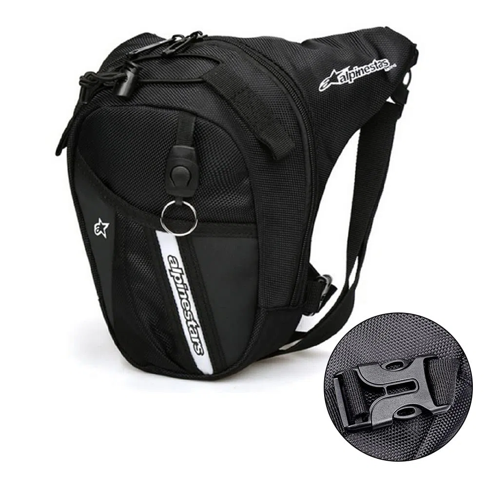ELTOX Beintasche,Beintasche Motorrad Motorrad Kraftstofftasche wasserdichte Reise Gepäcktasche Handy Navigation Satteltasche Zubehör for Cafe Racer Motorradfahrer