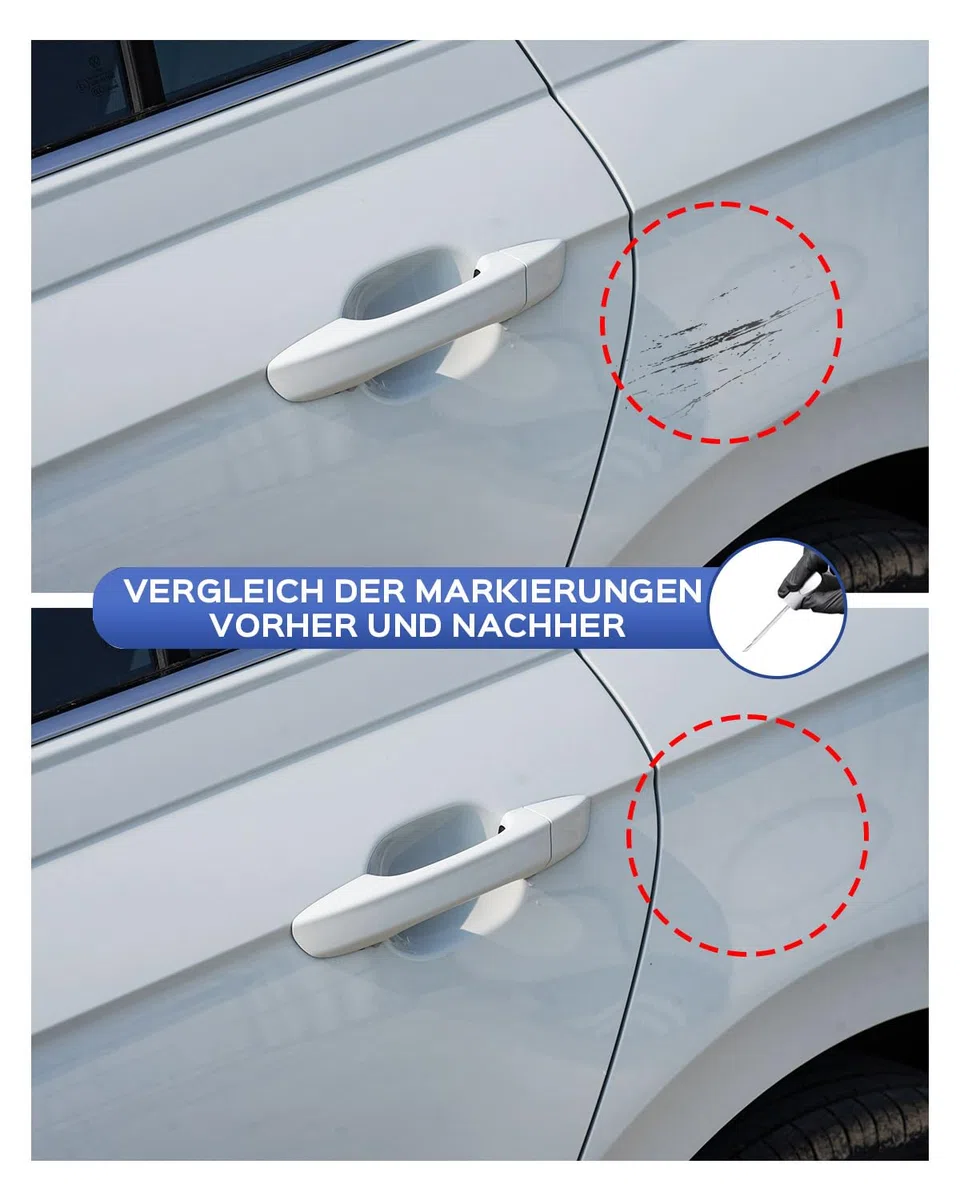 LC9X/2T Deep Black Pearl Lackstift Kit Kompatibel mit VW/Volkswagen Exakte Übereinstimmung für Chips und Kratzer