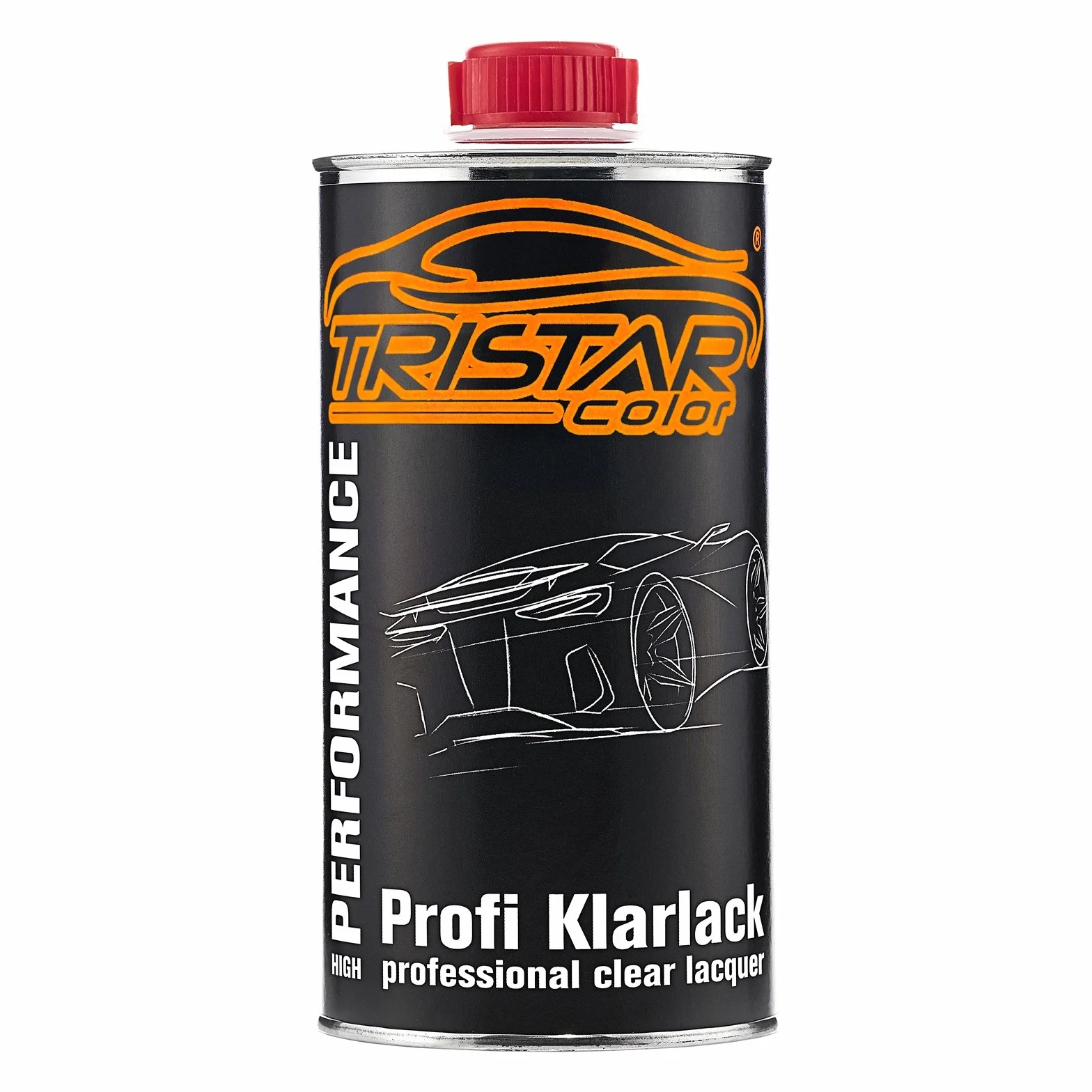 TRISTARcolor 0,75 Liter 2K Klarlack Autolack hochglänzend HS incl. Härter