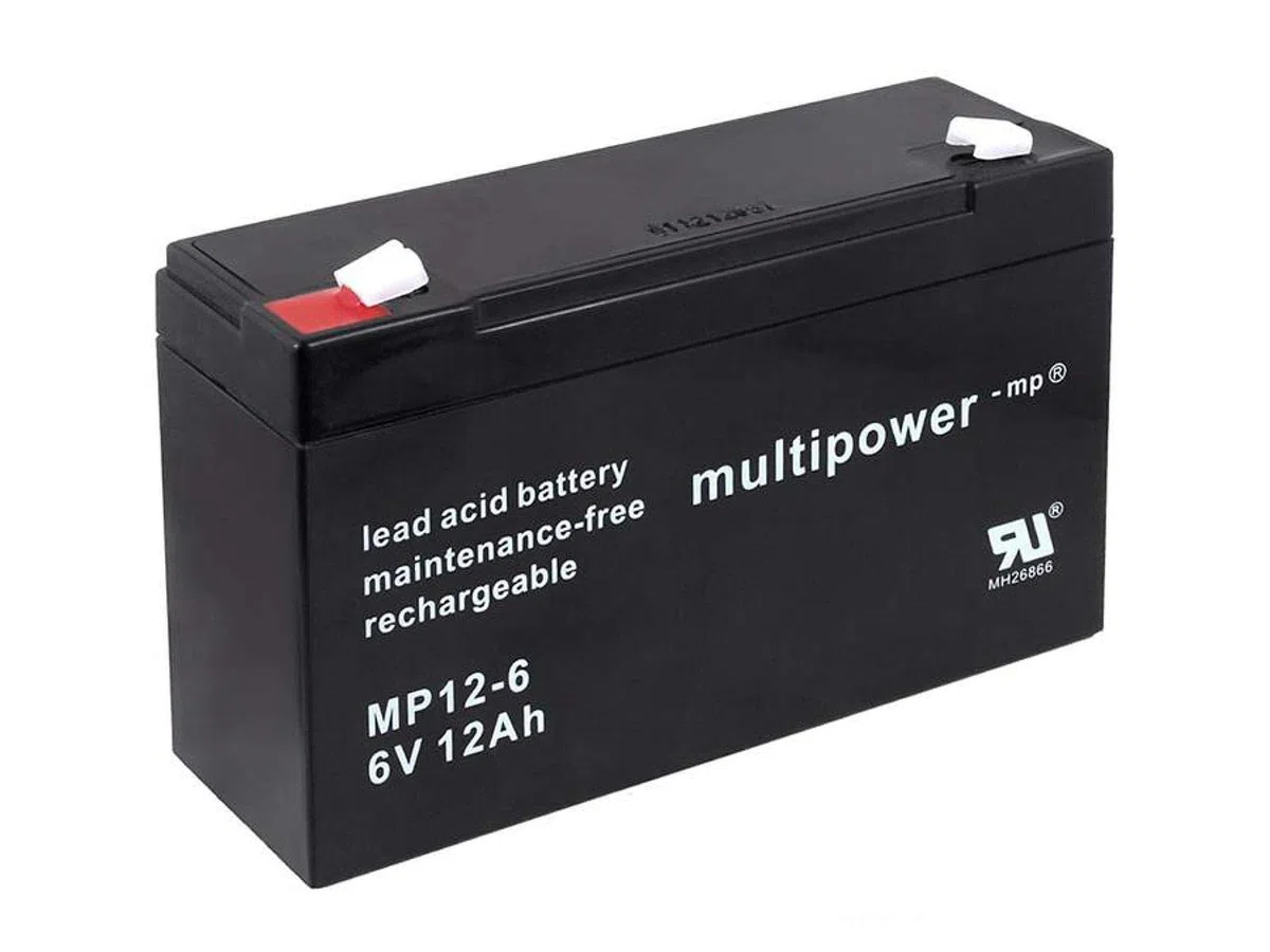 Akku für Kinder-Fahrzeuge Kinder-Auto Kinder-Quad 6V 12Ah (ersetzt auch 10Ah), 6V, Lead-Acid, auslaufsicher, wartungsfrei, vielseitig einsetzbar