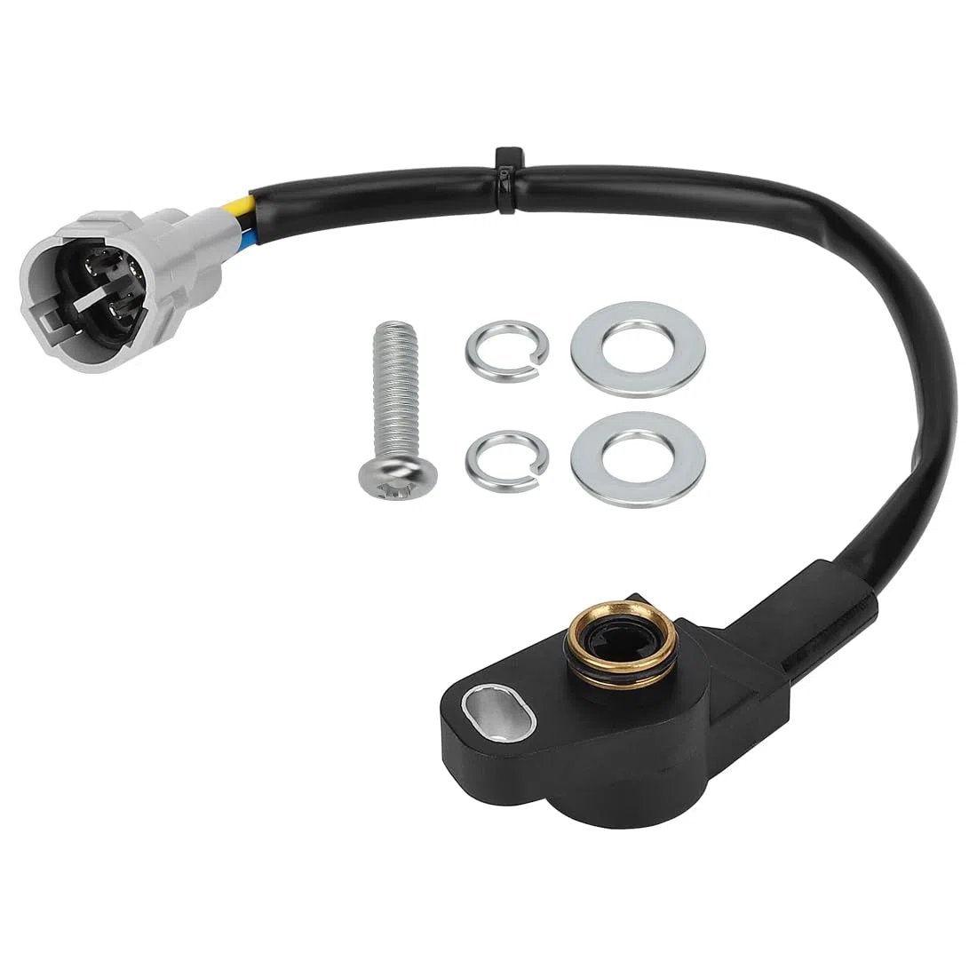 Drosselklappenstellungssensor Kit passend für Polaris Sportsman 700 800 850 Ranger 700 800 RZR 800 Scrambler 850 2005-2014 2410342 1204715 TPS Sensor mit Kabel und Schraubensatz