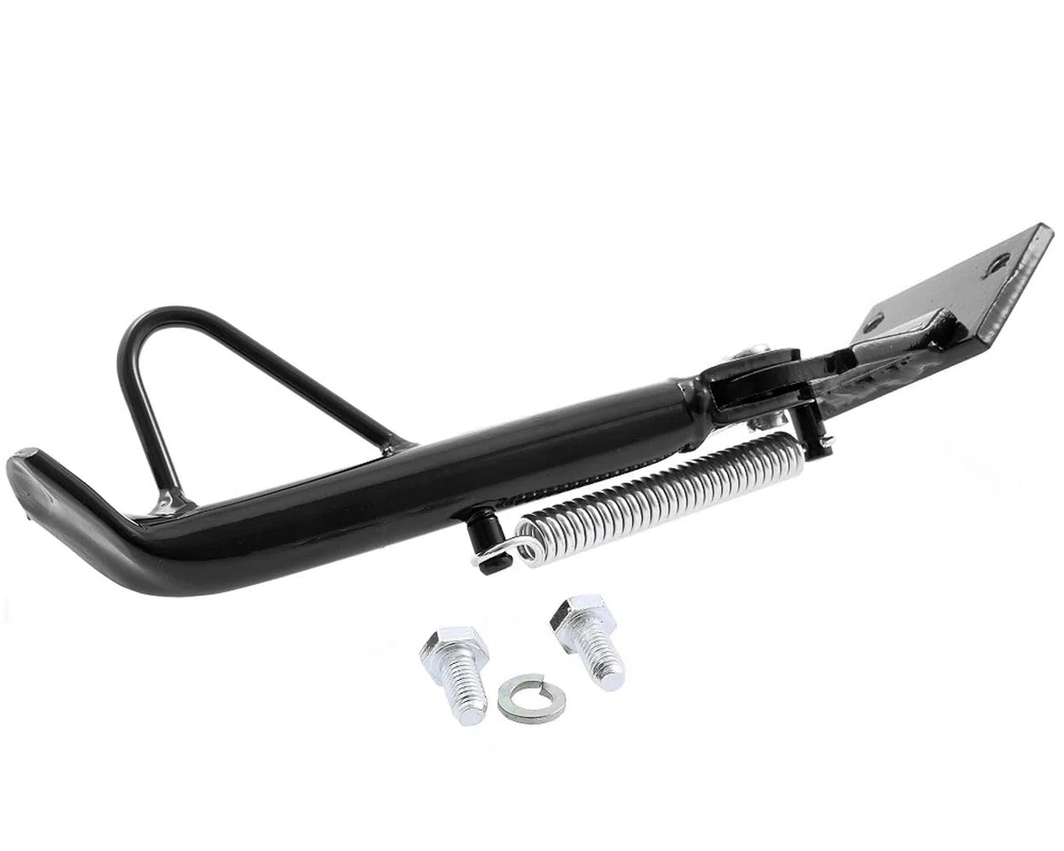 2EXTREME Seitenständer schwarz kompatibel für Piaggio NRG Power DD, DT, C45, Gilera Runner SP, Purejet C46