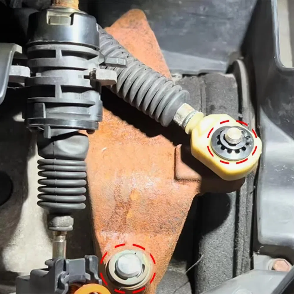 Schaltseil Kompatibel mit Ford Für Fiesta 2002–2008 Schaltkabelbuchse manueller Schalthebel Gelenkhülsen-Clip