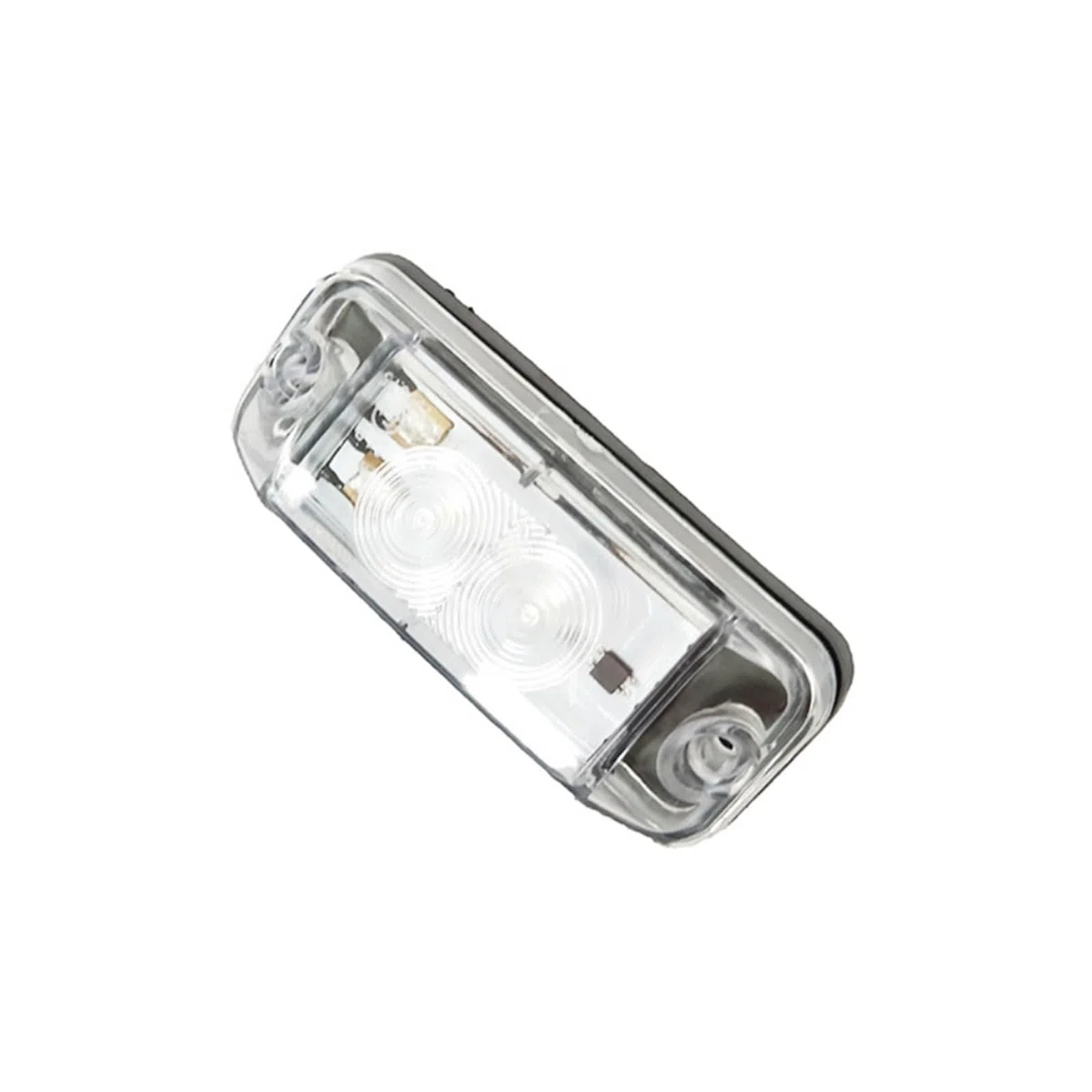 2 Stücke 24V LED Cab Dach Signalleuchten for Mercedes Benz Actros MP3 LKW Scheinwerfer Zubehör Teil OEM 0028200056 Weiß/Bernstein(White)