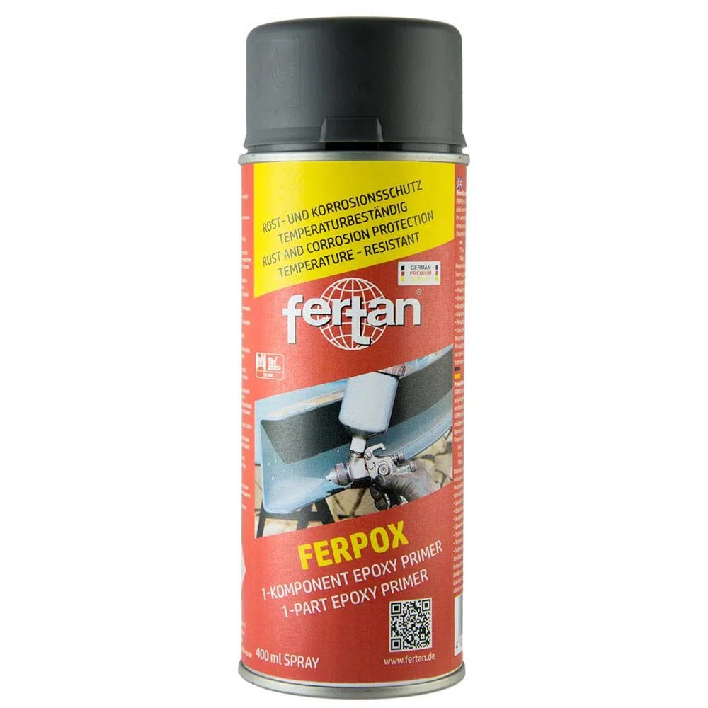 Fertan Ferpox Spray 400 ml Farbe: Basaltgrau, RAL 7012 Seidenglanz