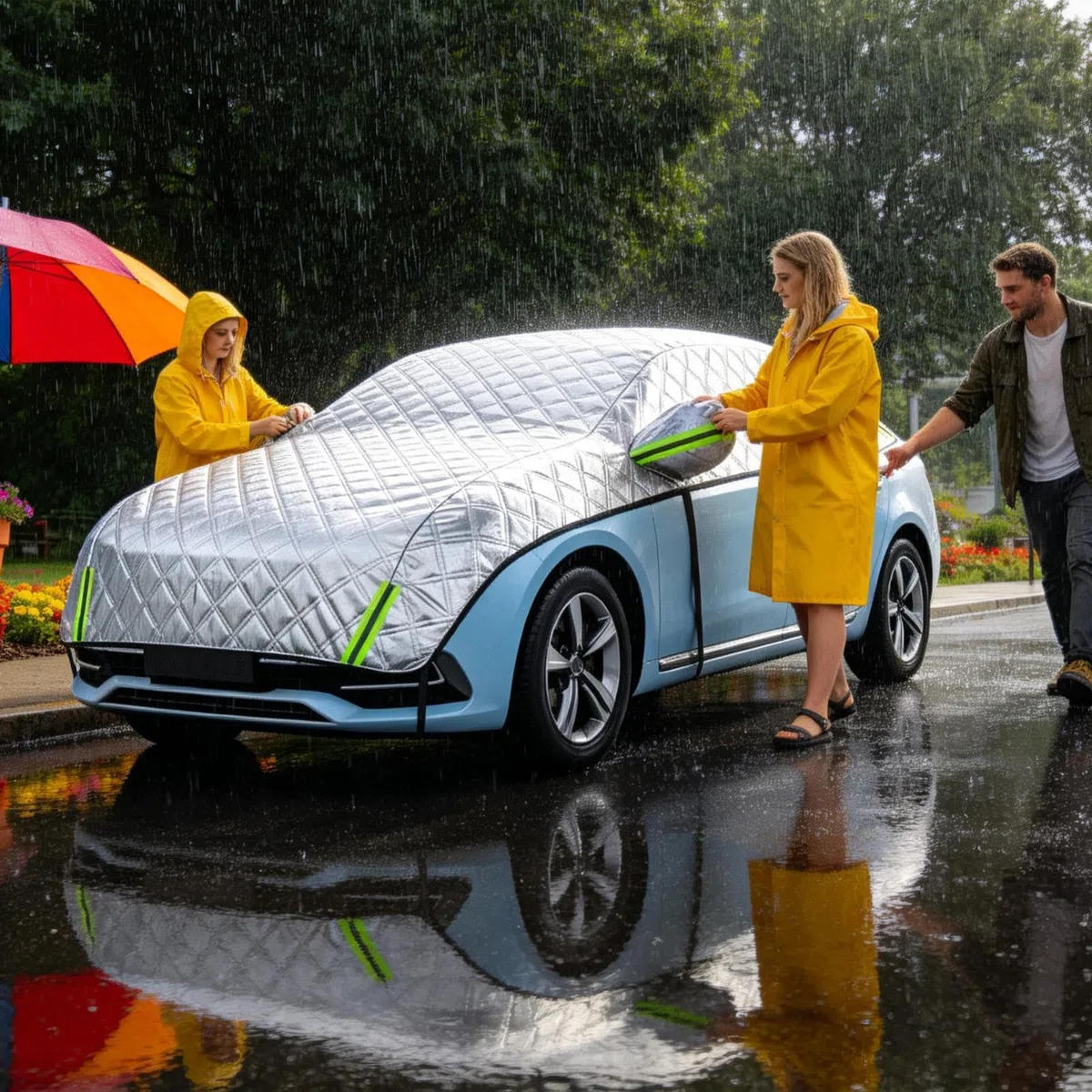 Windshield Cover – Thick Waterproof Aluminium Foil Guard