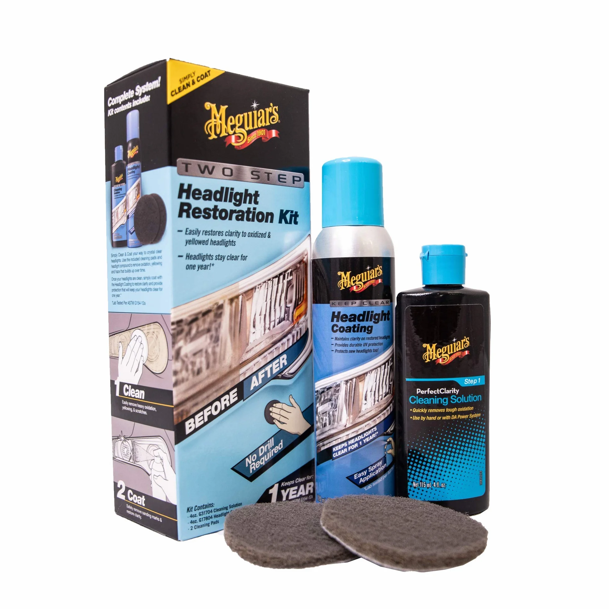 Meguiar's G2970EU Headlight Restoration Kit Scheinwerfer-Aufbereitungsset