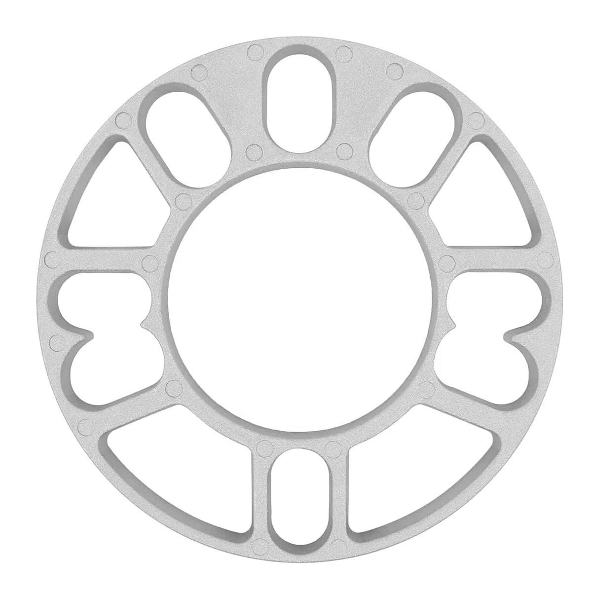 4er-Pack 10 mm Spurverbreiterungen, Aluminiumlegierung, Distanzscheiben, 4 und 5 Bolzen, Universal-Abstandshalter, 78 mm Mittelbohrung, 100 mm-120 mm PCD