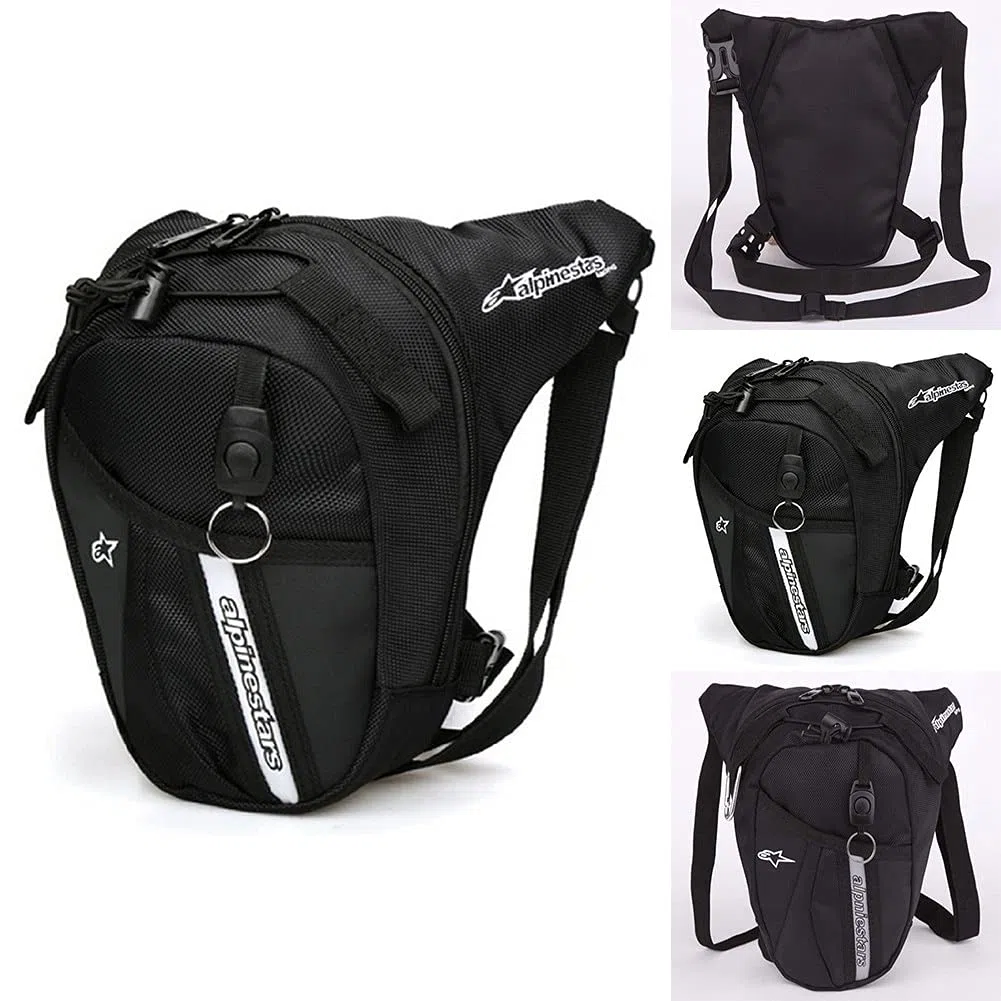 ELTOX Beintasche,Beintasche Motorrad Motorrad Kraftstofftasche wasserdichte Reise Gepäcktasche Handy Navigation Satteltasche Zubehör for Cafe Racer Motorradfahrer
