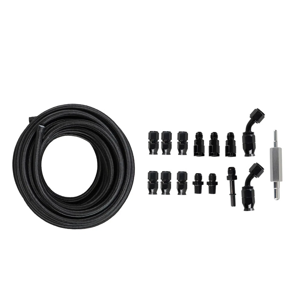 Fydun AN6 Kraftstoffleitungsschlauch-Set, 8 Mm Innendurchmesser, 13 Mm