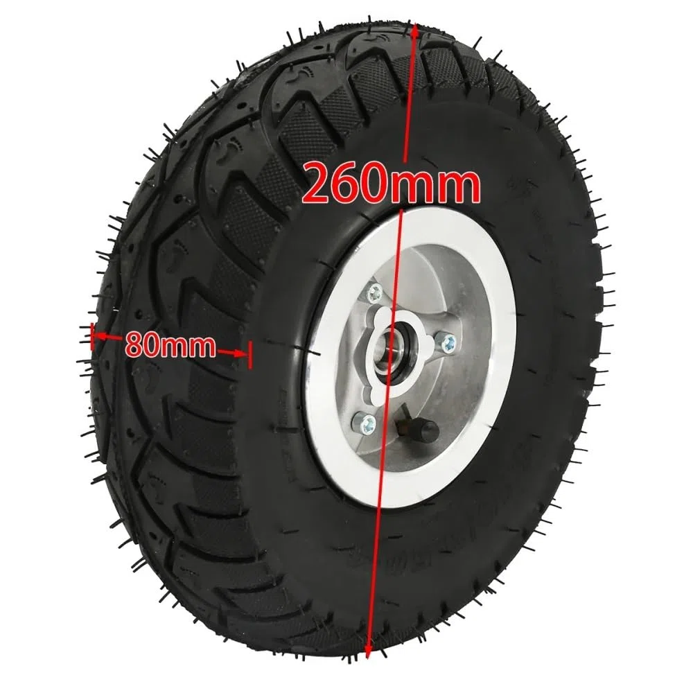 4.10/3.50-4 410/350-4.10-4 Reifen Räder 4 Zoll Nabe Felge mit