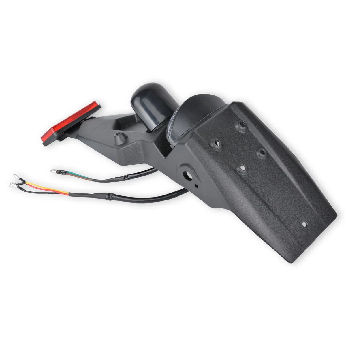 KaTur 12 V LED Motorrad Kotflügel Hinten Rücklicht Reflektor Universal für MX Motocross Sport Pit Dirt Bike (Weiße Schale)