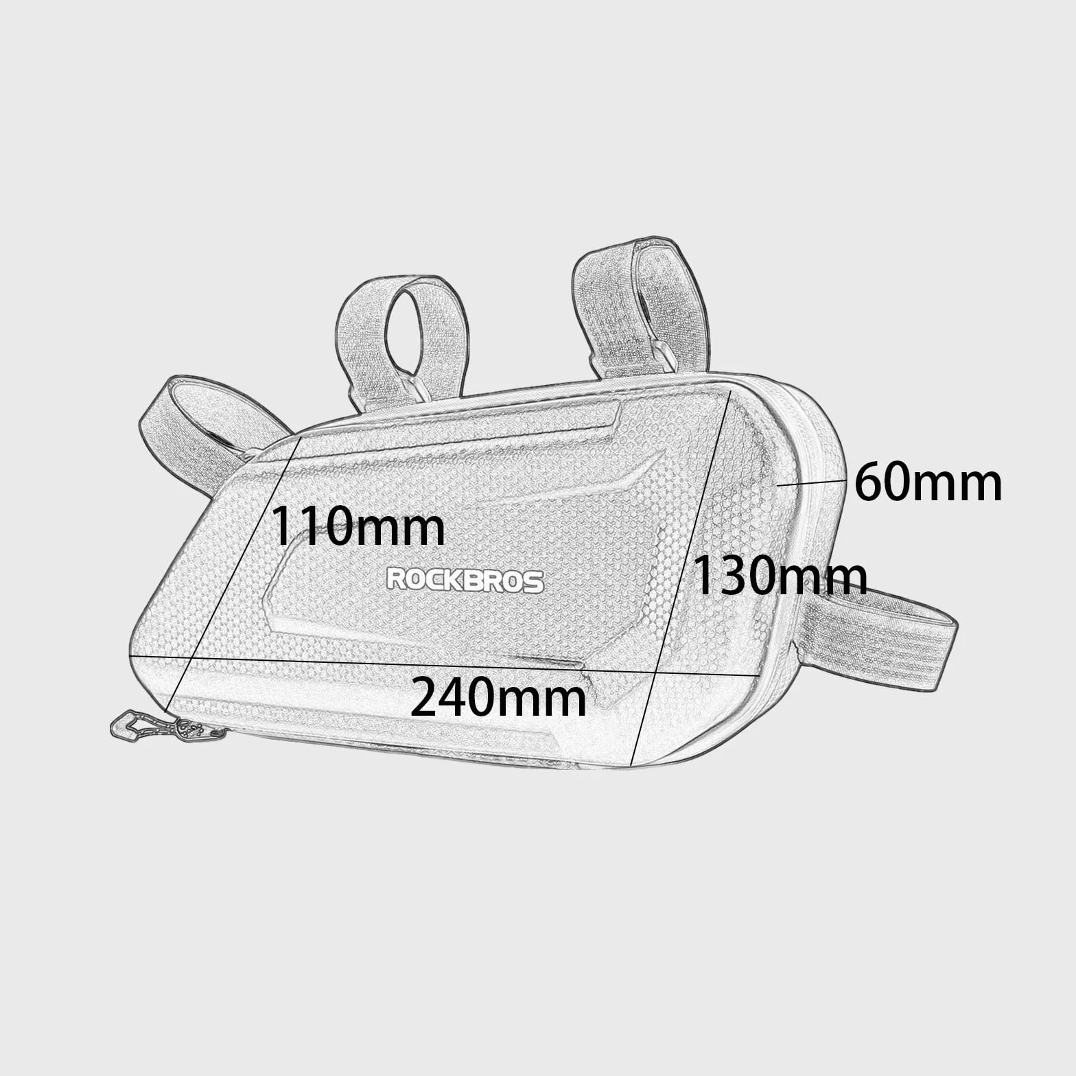 WOOGA Motorrad Kleine Dreieck Seite Tasche wasserdichte Sport Version PU Leder Lagerung Werkzeug Sattel 3.5 Gal (1.5 L) für Ho&nda Rebel CMX 250 CMX 300 CMX500 CMX 1100 Zubehör (Linke Tasche)