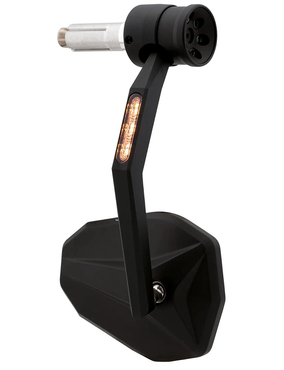 HIGHSIDER Victory Rim Motorrad Lenkerendenspiegel mit LED Blinker/Positionslicht, E-geprüft (Stück)