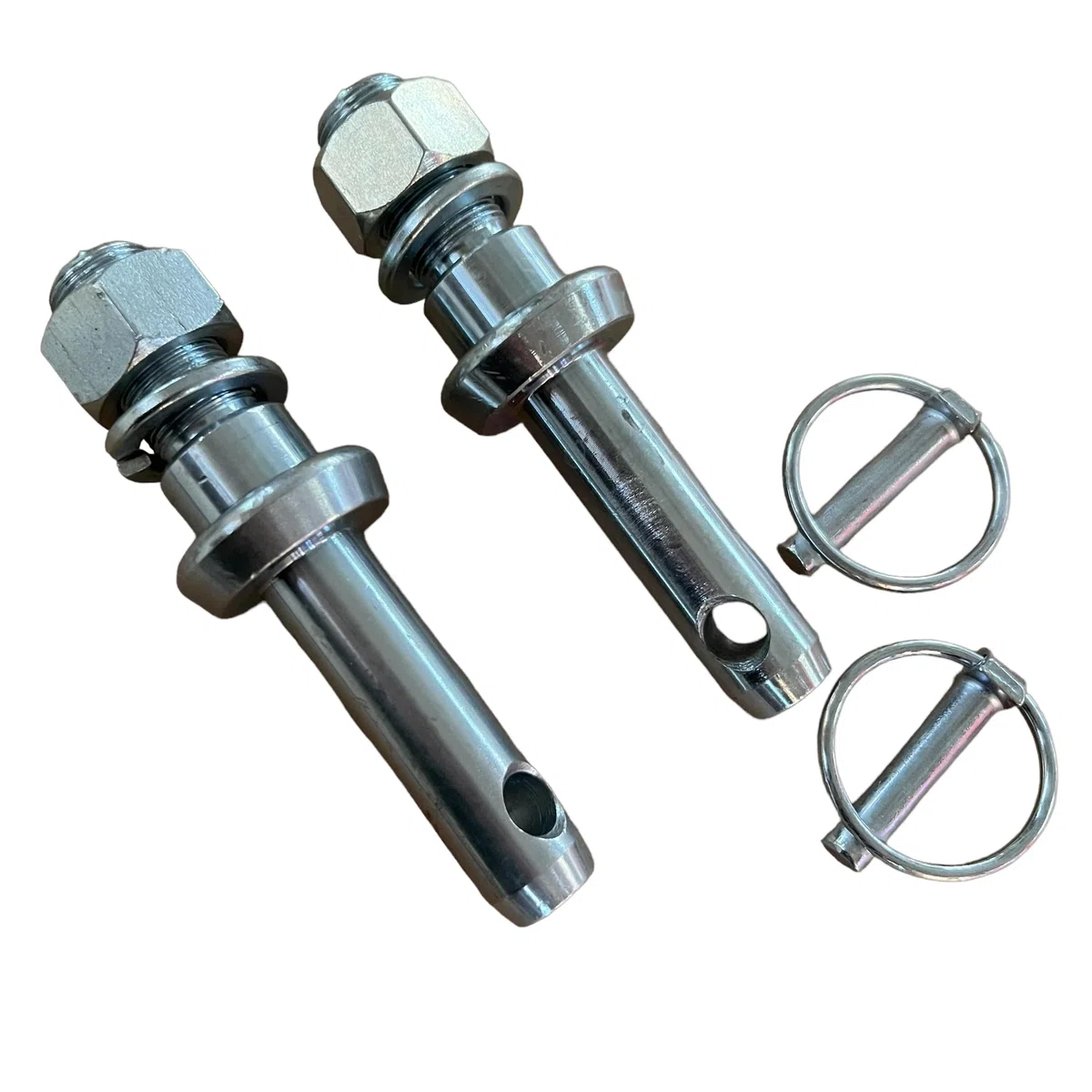 2x Unterlenkerbolzen Unterlenker Bolzen Gerätebolzen Kat. 1 Ø 22 mm Traktor